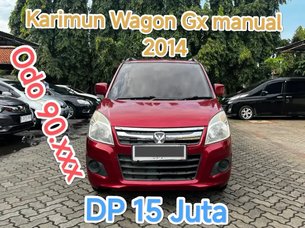 KARIMUN WAGON GX MT 2014 RED EDITION RARE !!