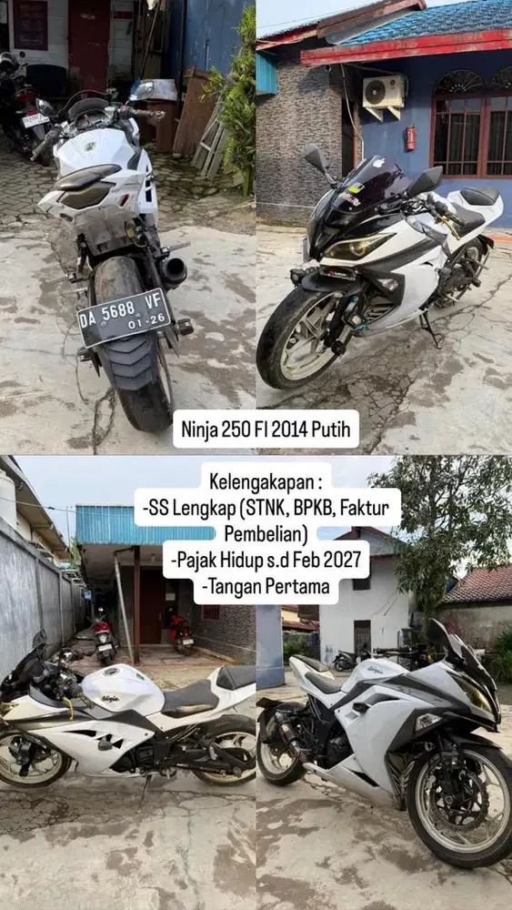 Ninja 250 FI 2014 Putih