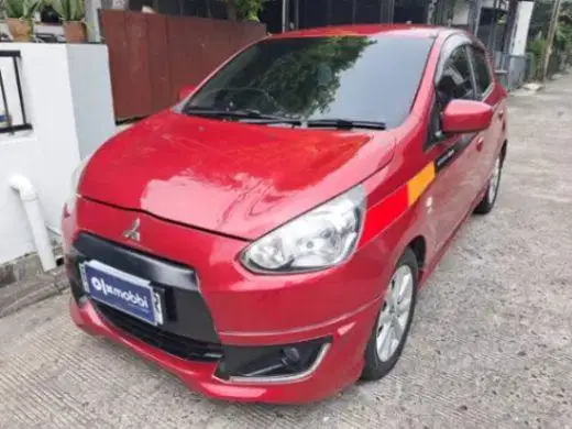 DP MURAH - Mitsubishi Mirage 1.2 GLS Bensin-AT 2015 Merah