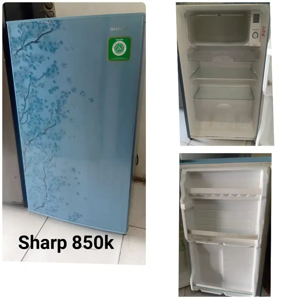 Kulkas SHARP bekas bergaransi