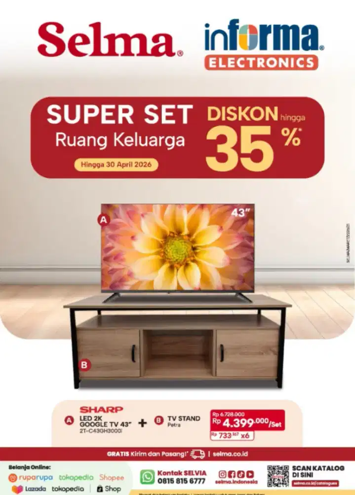 SUOER SET RUANG KLUARGA (SELMA)