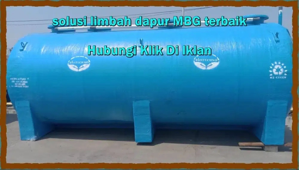 instalasi limbah dapur MBG - IPAL Dapur BGN