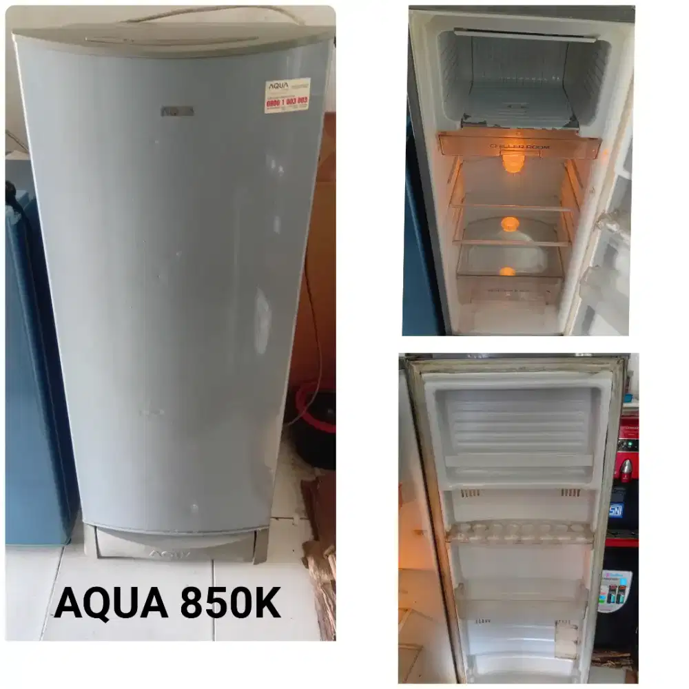 Kulkas AQUA bekas bergaransi