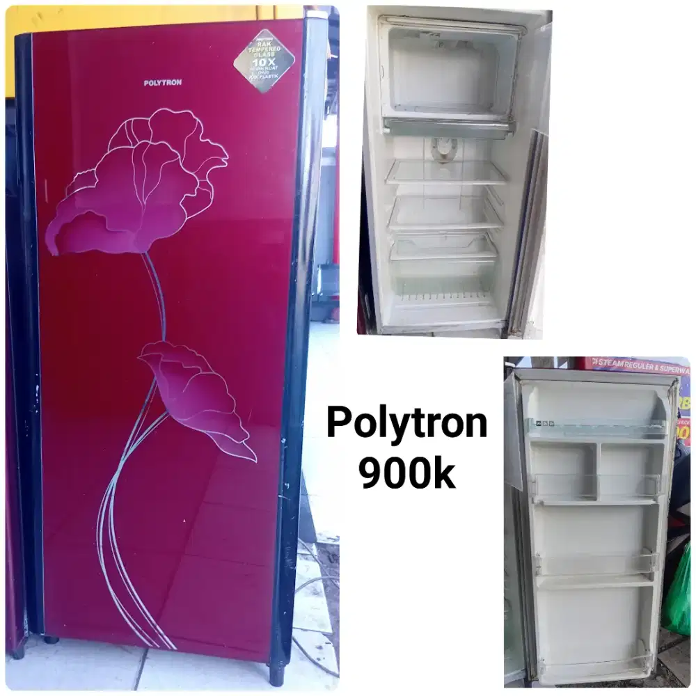 Kulkas POLYTRON bekas bergaransi