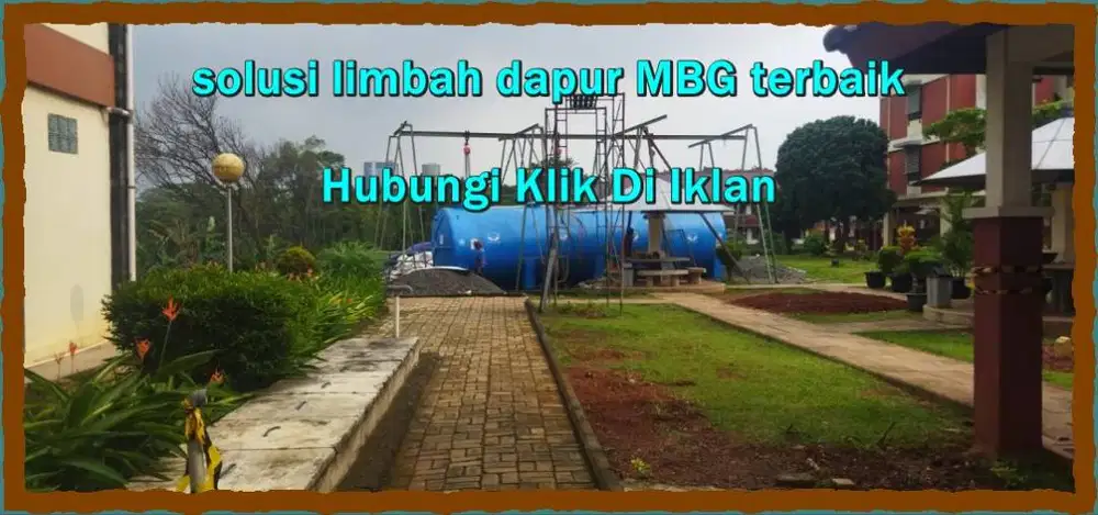 IPAL limbah minyak dapur MBG-IPAL Dapur SPPG