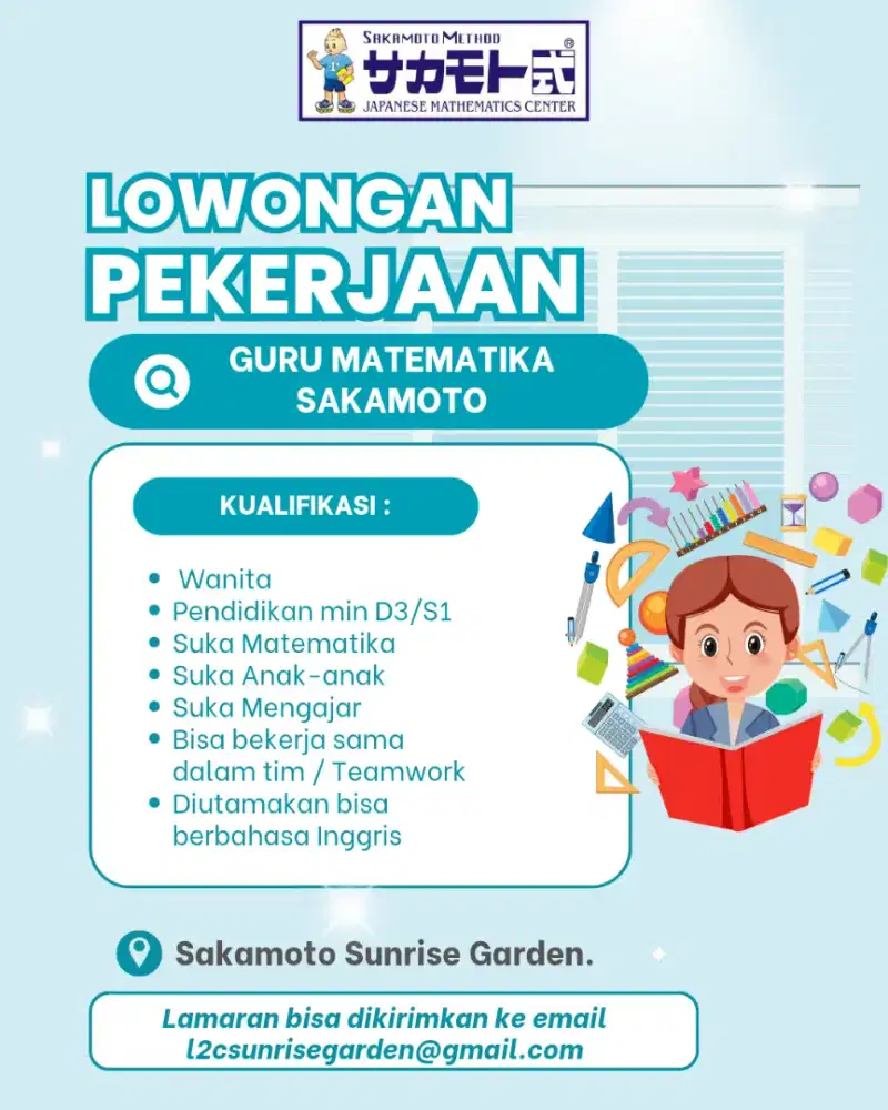 Guru matematika TK dan SD