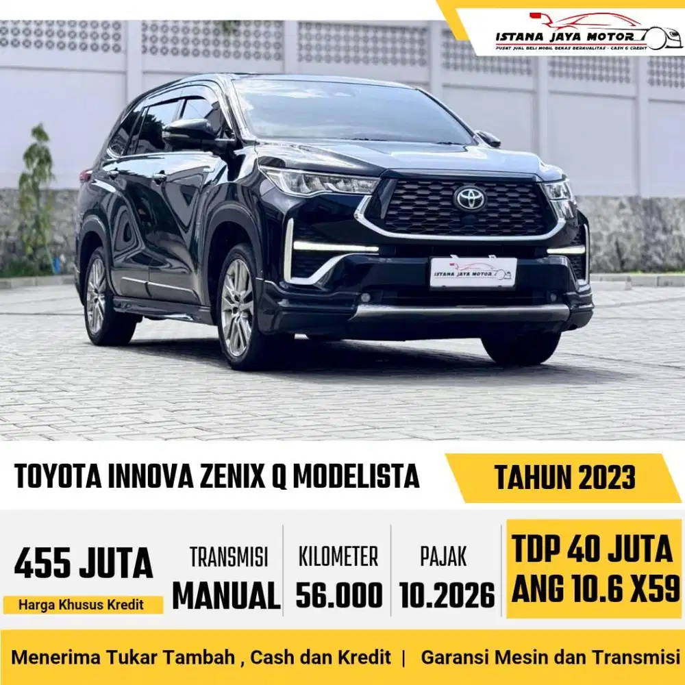[MODELISTA TSS] Toyota Innova Zenix Q Hybrid Automatic 2023 Hitam