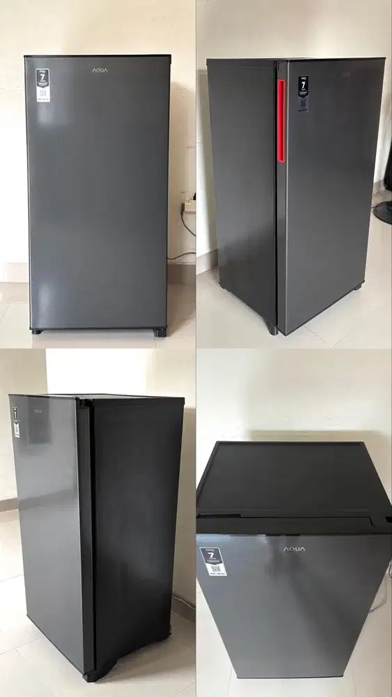 [Kulkas Bekas] KULKAS - AQUA AQR‑D181 DS/LS 150L - Low Watt 38W