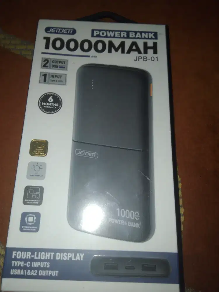 Powerbank 10000 MAH 100% baru