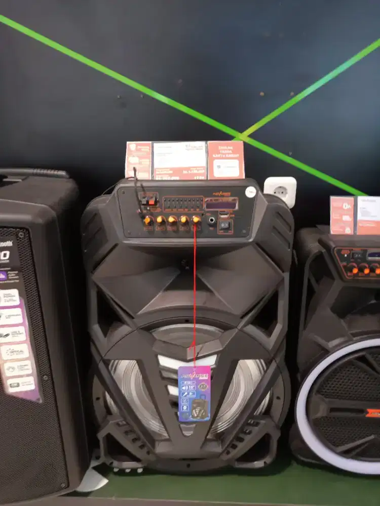 SPEAKER ADVANCE BLUETHOOTH K1501 (FREE 2 MIC)