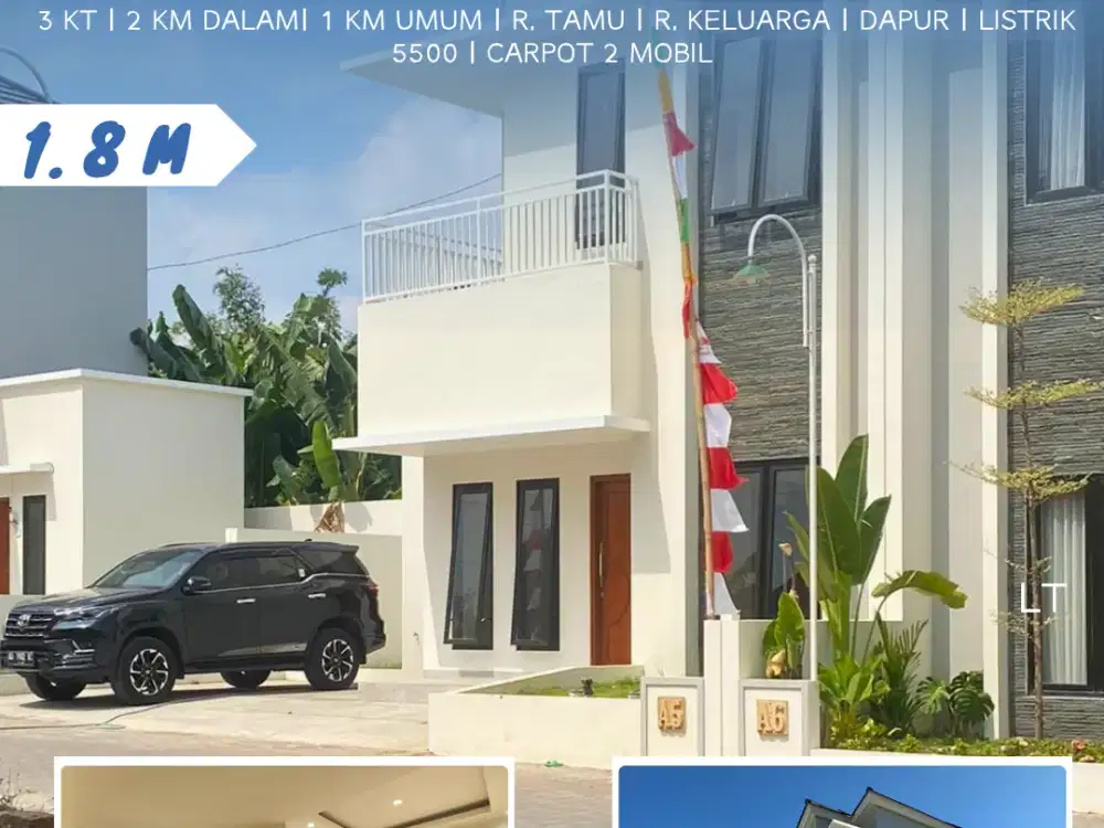 Dijual Rumah Modern di Village Banguntapan DIY