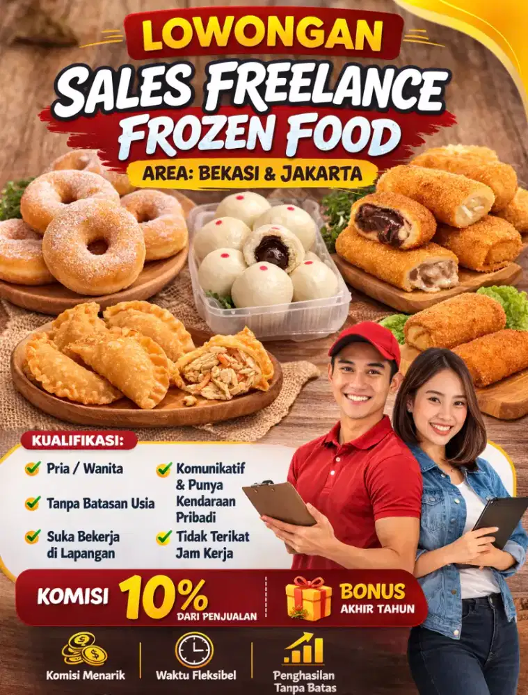 LOWONGAN SALES FREELANCE – FROZEN FOOD