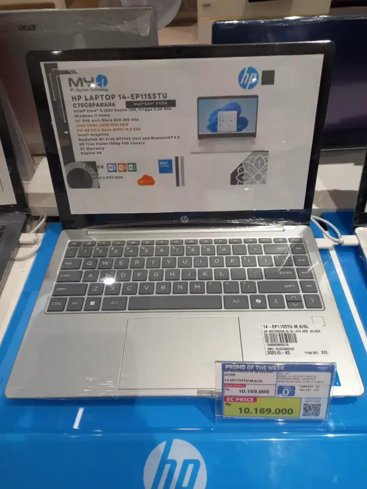 HP NOTEBOOK I5 16/512 SSD SILVER