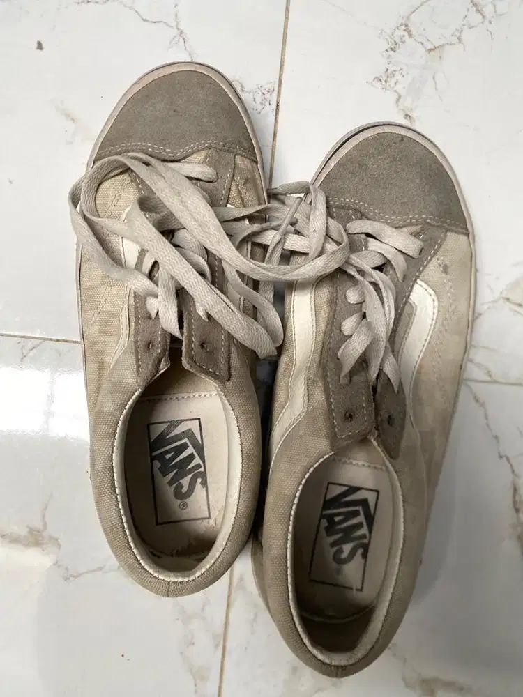 Sepatu vans original suede 36+ size 37 pink rose kondisi apa adanya