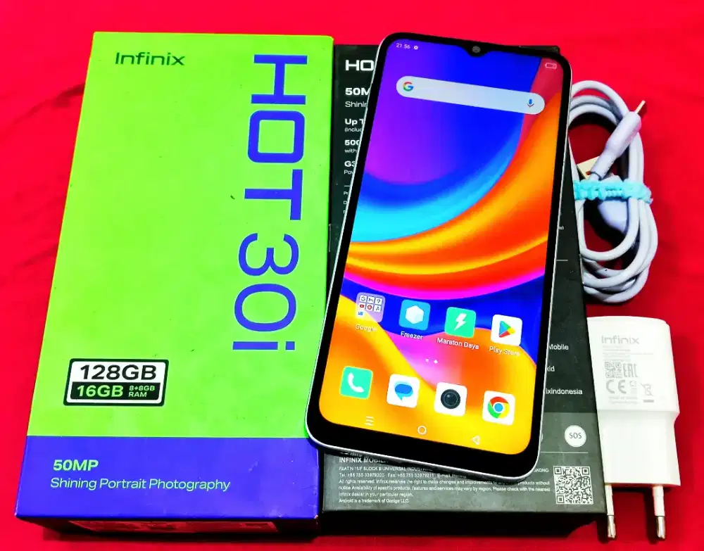INFINIX HOT 30i 8/128GB LENGKAP SIAP PAKAI