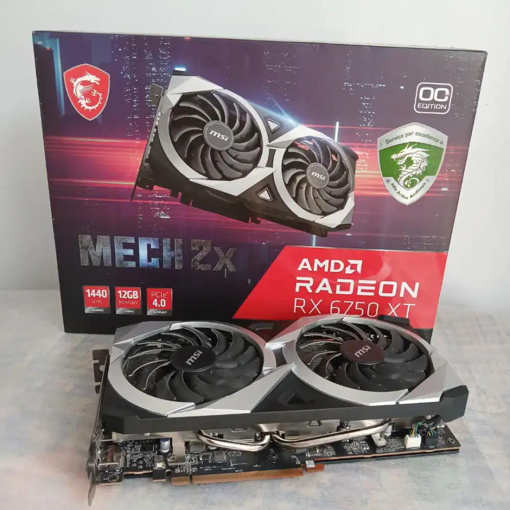 MSI Mech 2X AMD Radeon RX 6750 XT 12GB