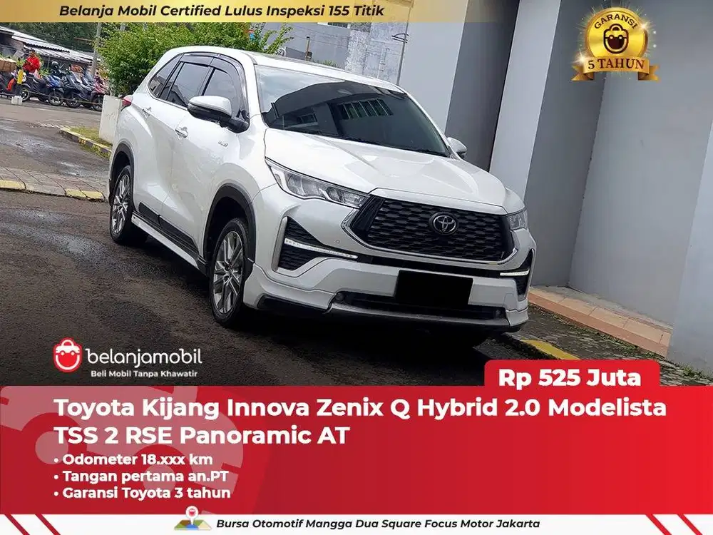 [ LIKE NEW ] Toyota Innova Zenix Q Hybrid 2.0 Modelista TSS 2025/2026