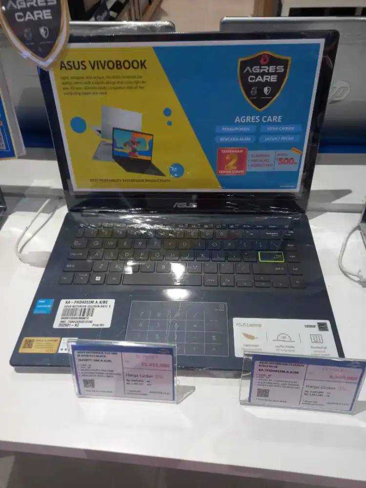 ASUS NOTEBOOK CELERON 8/512 BLUE