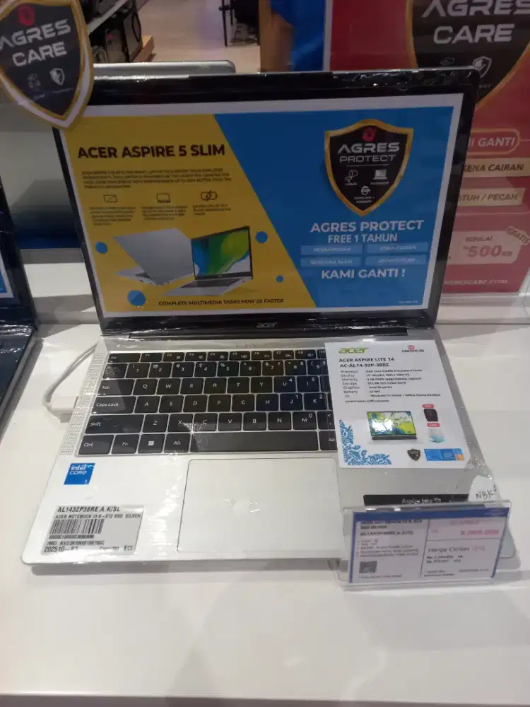 ACER NOTEBOOK I3 8/512 SSD SILVER