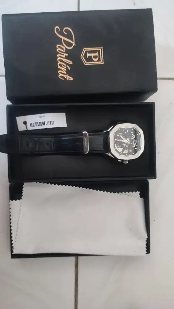 Jam Tangan Pria Parlent Gallant Prime ( warna silver ) 100%ori