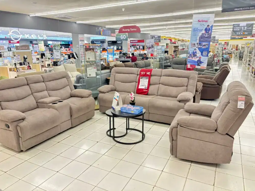 Sofa Recliner Selma Promo Diskon 50% Harga 16,9 Juta (2–5 April)