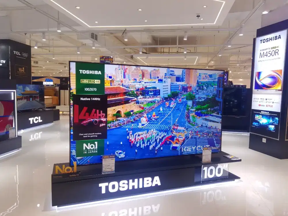 TOSHIBA 4K QLED 100INCH