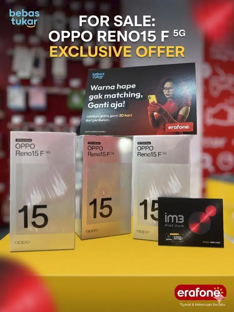 READY STOK OPPO RENO 15F 5G