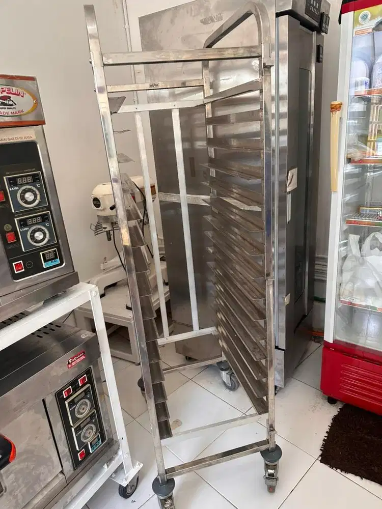 MUTU Troli Loyang Roti Stainless 15 Tray