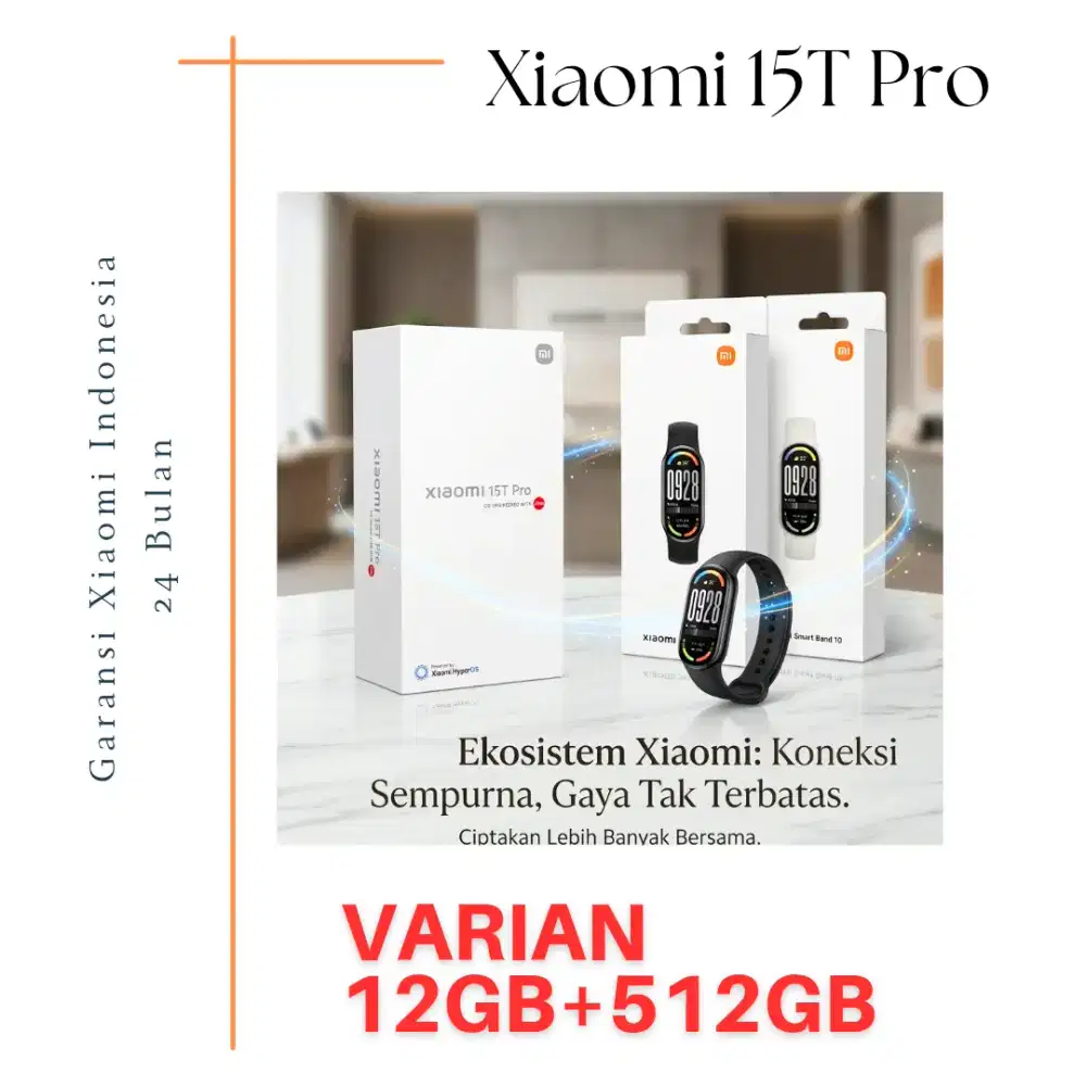 Xiaomi 15T Pro Garansi Resmi Indonesia 24 Bulan
