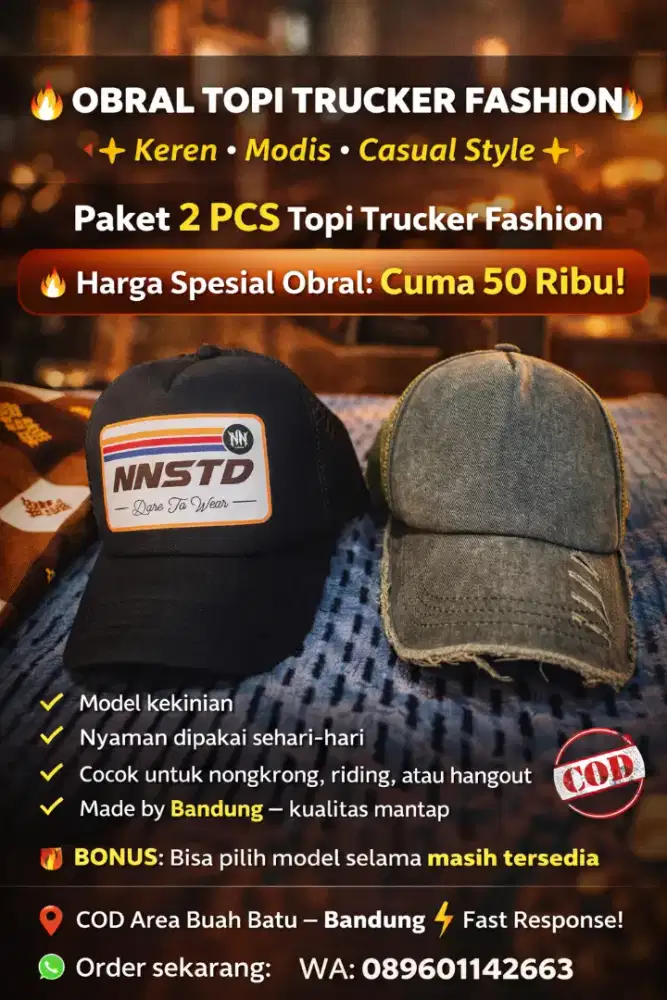 Jual Paket Hemat Aksesoris Pria Topi/Sako Wallet/Korek Electrik Mantap