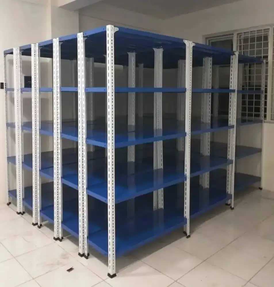 Rak besi rak buku rak gudang