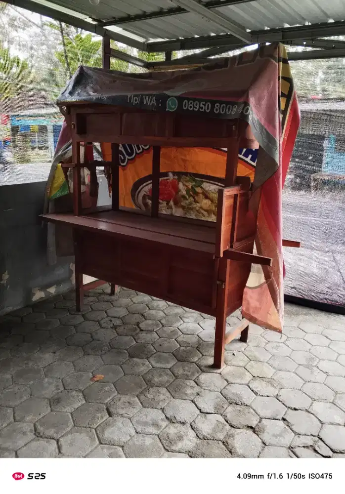 Set gerobak+set meja kursi