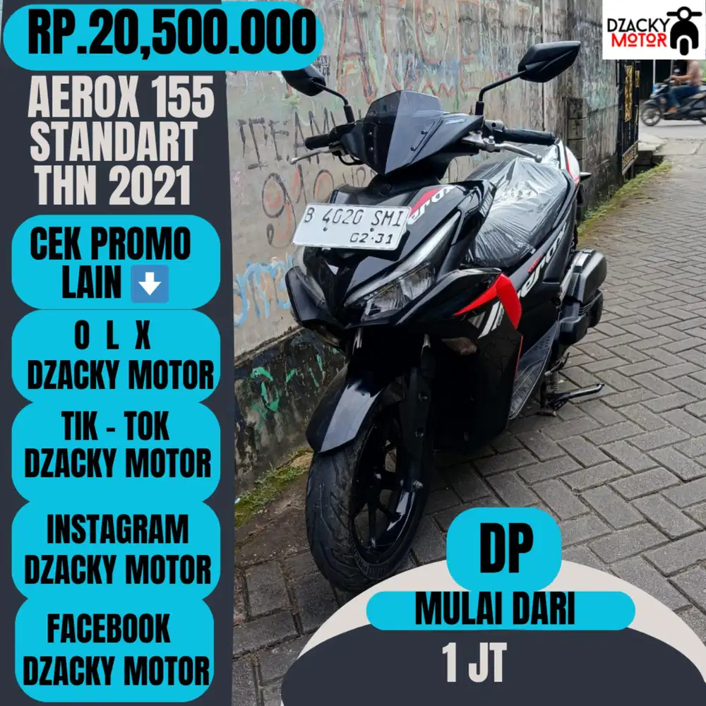 AEROX 155 STD THN 2021 SECOND LIKE NEW