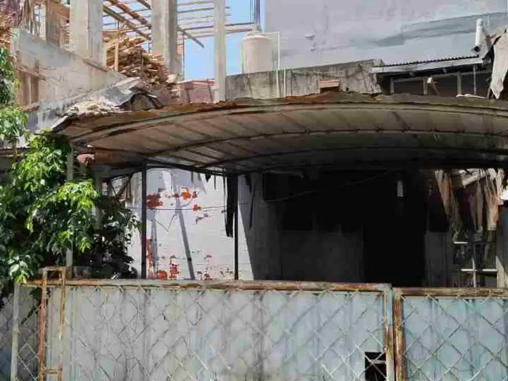 Dijual Rumah rusak atau tanah kavling luas 98 m2 di sunter jakarta utara