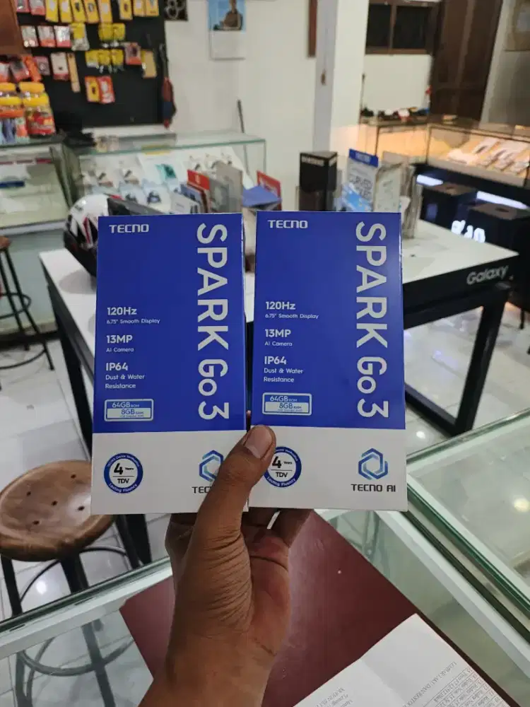 [ Fast respon WA ] Tecno Spark GO3 4+4/128 Garansi resmi 13bln