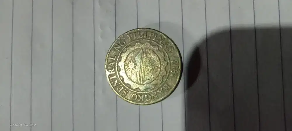 Koin kuno 1 piso Philipina