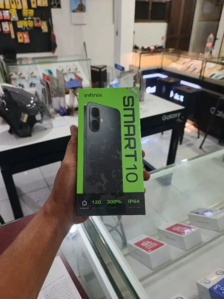 [ Fast respon WA ] Infinix Smart 10 4+4/128 Garansi resmi 1thn