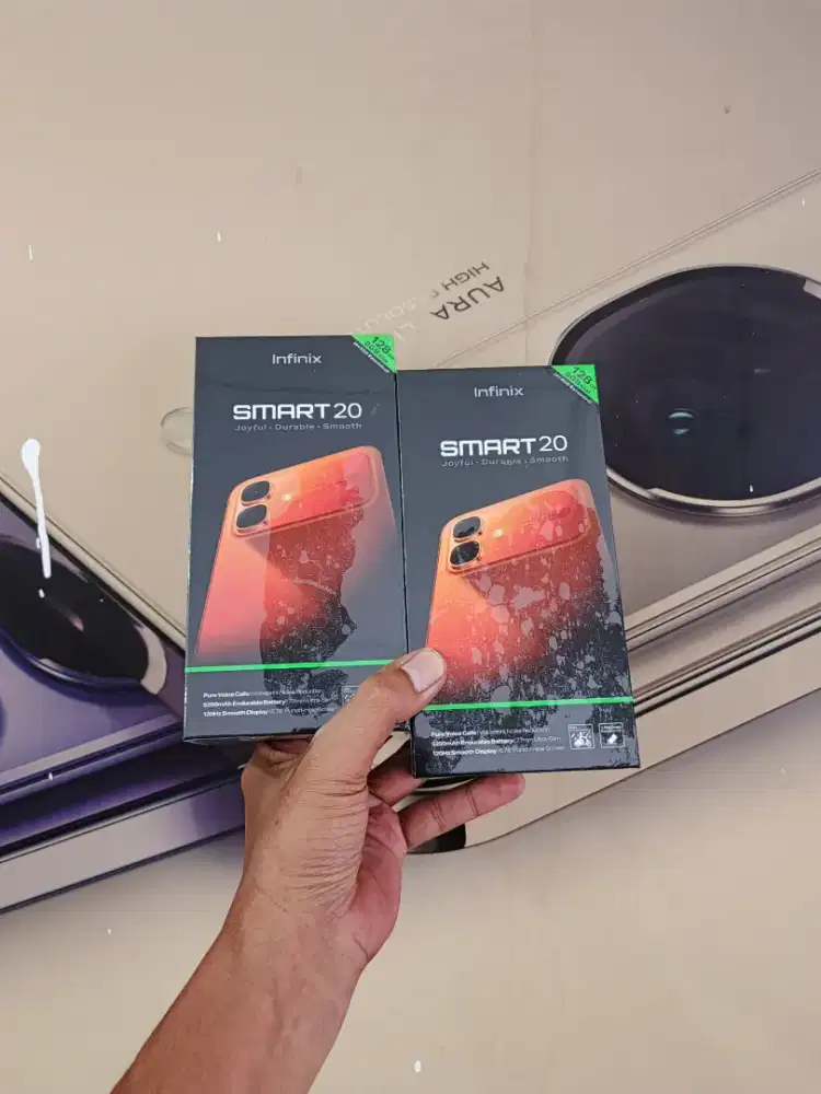 [ Fast respon WA ] Infinix Smart 20 4+4/128 Garansi resmi 1thn