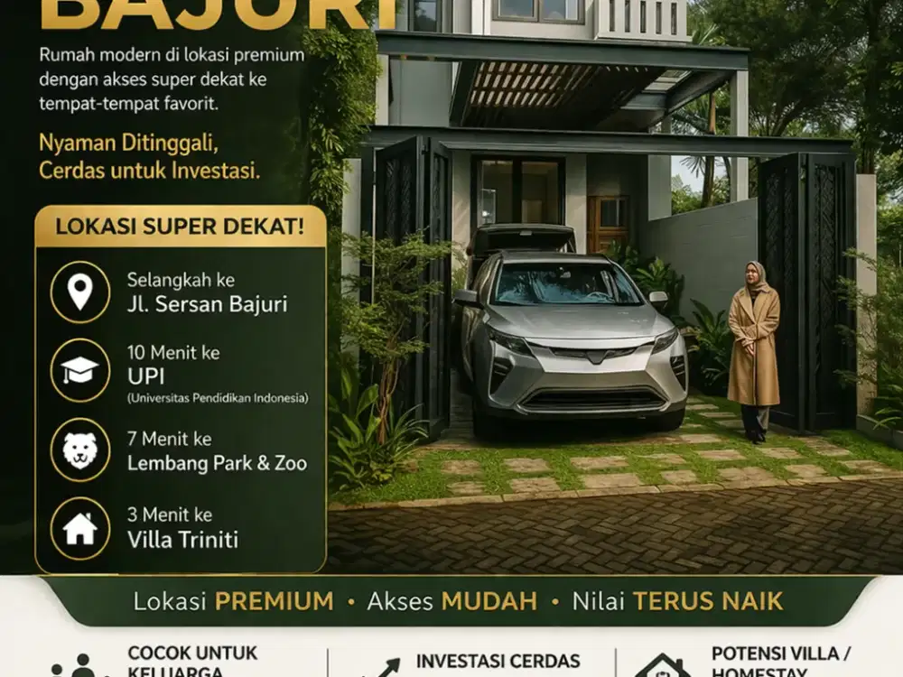 Rumah Cantik Bajuri: Selangkah ke Jalan Utama, Akses Super Strategis!