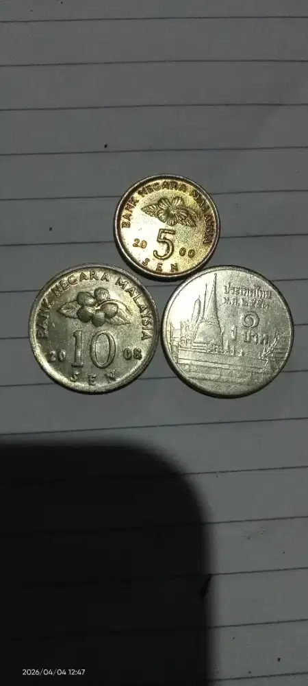 Koin kuno Thailand dan Malaysia