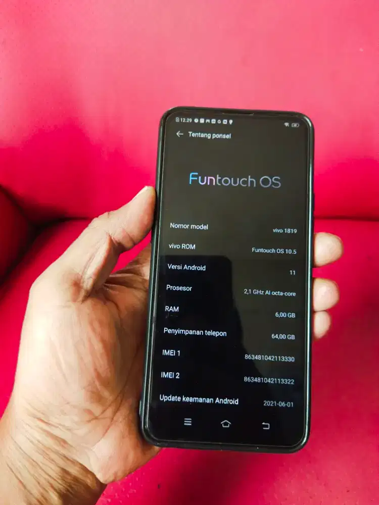 VIVO V15 Ram 6GB/64GB Resmi