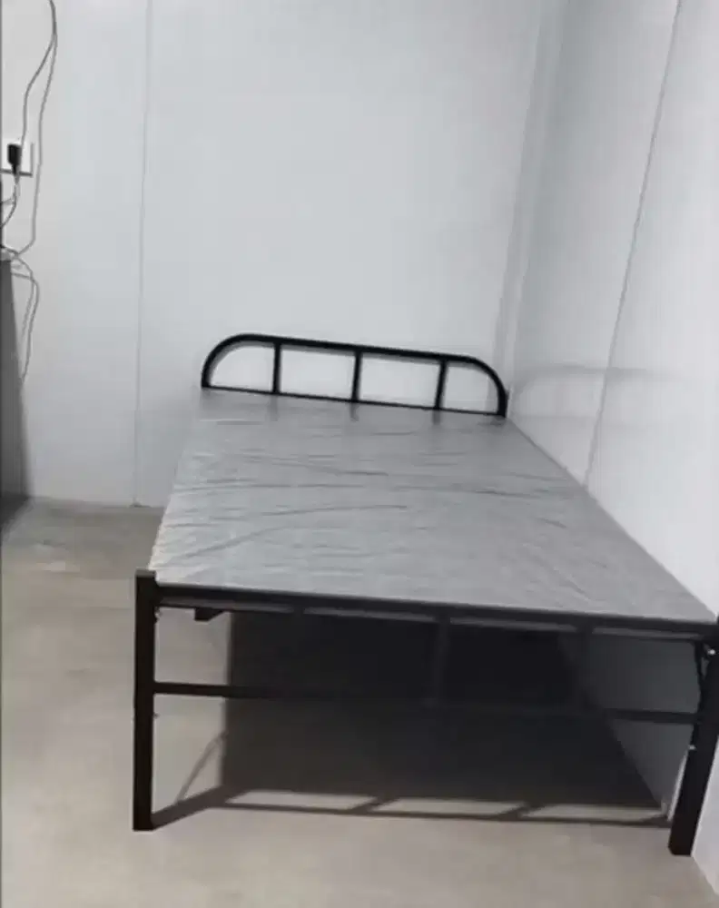 RANJANG KASUR LIPAT BESI KOKOH