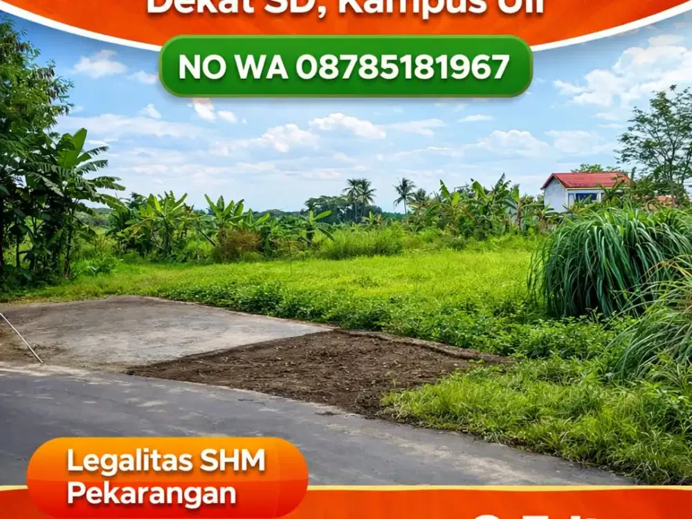 Tanah Jogja 2 MENIT SD BIAS KALIURANG SHMP