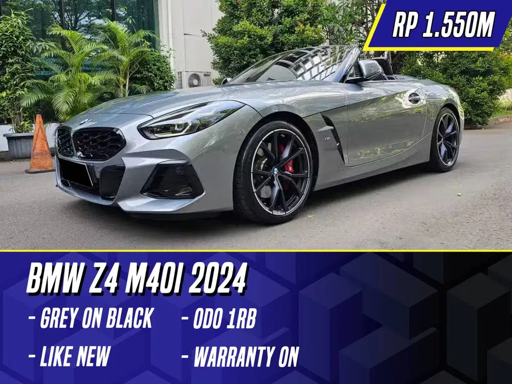 BMW Z4 M40i 2024 Grey on Black Abu-abu Abu  Z 4