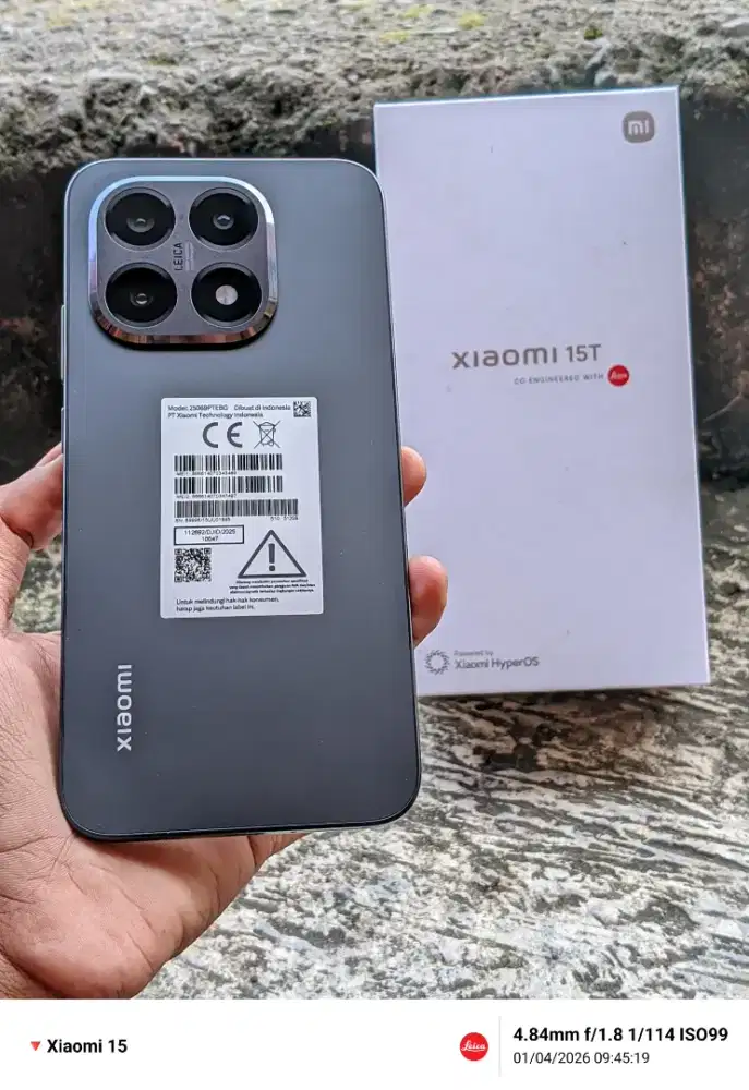 Xiaomi 15T 12/512 Lengkap Original Mulus Like neww