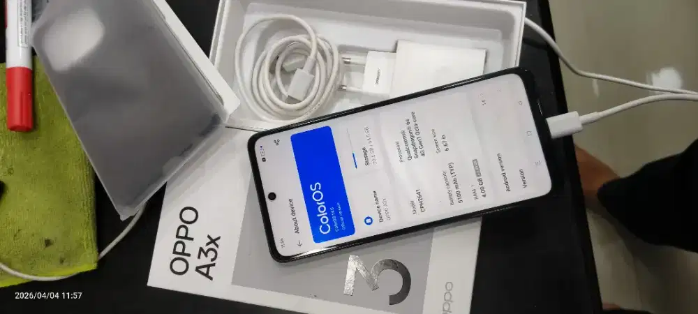 Oppo A3x 4/128 lengkap