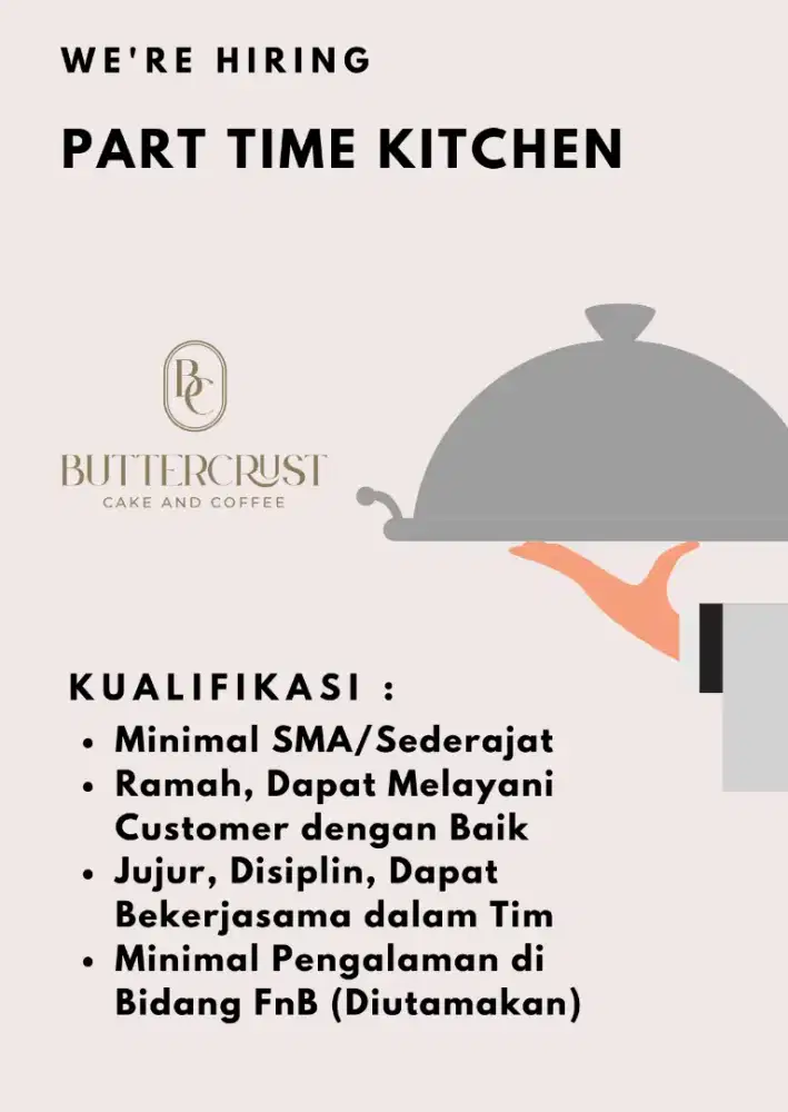 Part Time Kitchen / Cook