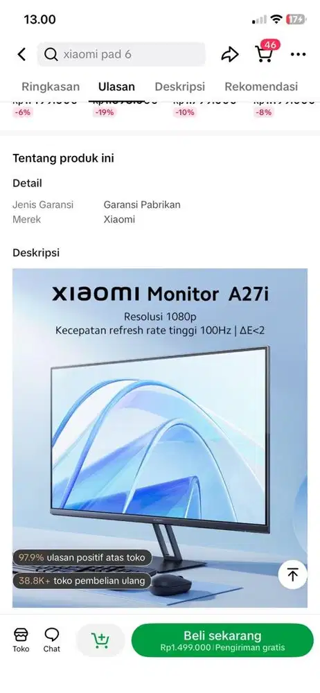 Xiaome Monitor A271 (Second)