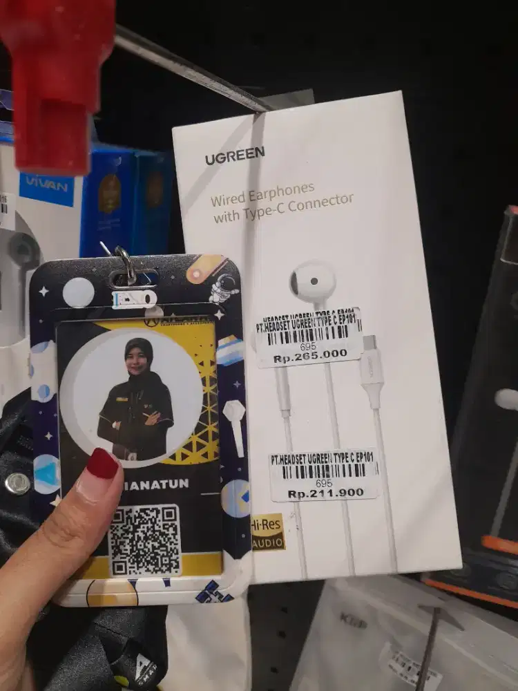 HEADSET UGREEN TYPE C EP101 ATLANTIS DAHSYAT