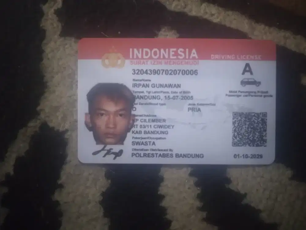 Barangkali ada yang membutuhkan sopir Modal Sim A